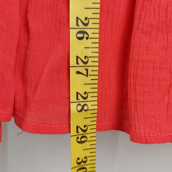 NWT Boho Tunic Embroidered Open Back Adiva Size Medium - Picture 16 of 16